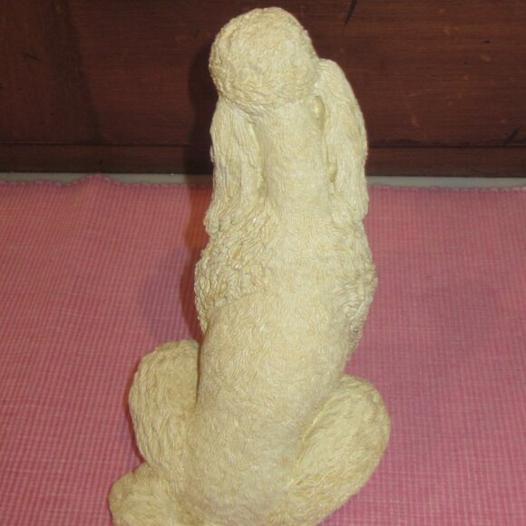 Vintage Poodle Statue Whiskers Martha Carey 1985 - Picture 2 of 3